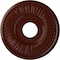 Ekena Millwork Berkshire Ceiling Medallion (Fits Canopies up to 7"), 15 3/4"OD x 3 7/8"ID x 3/4"P, Brushed Mahogany CM15BEBMF - alternate 1